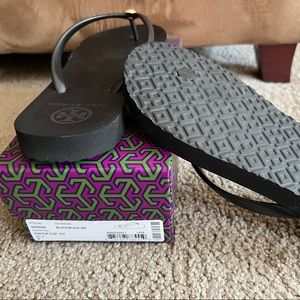 Tory Burch Black Flip Flops